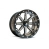Jante MSA WHEELS M21 Lok Utility   argent/noir 15X7 1