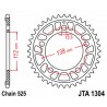 Couronne JT SPROCKETS aluminium Ultra Light 1304   525 1