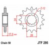 Pignon JT SPROCKETS acier standard 295   530 2