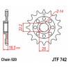 Pignon JT SPROCKETS acier standard 742   520 1