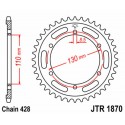 Couronne JT SPROCKETS acier standard 1870   428