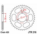 Couronne JT SPROCKETS acier standard 216   420