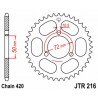 Couronne JT SPROCKETS acier standard 216   420 0