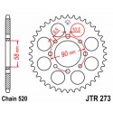 Couronne JT SPROCKETS acier standard 273   520