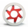 Disque de frein BERINGER Aeronal fonte flottant rouge   K14LGRF 1
