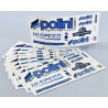Autocollants POLINI Blue Line (10pcs) 0