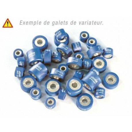 Jeu de galets POLINI 25x17mm 12gr   8 pièces