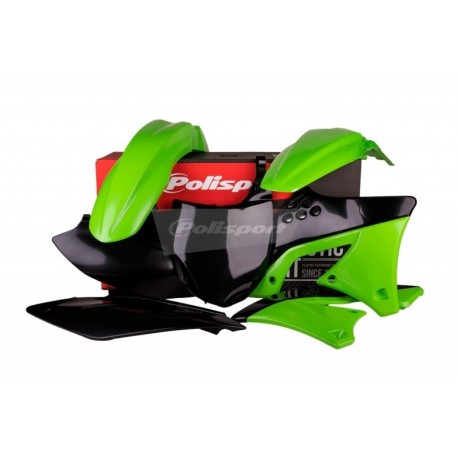 Kit plastique moto POLISPORT KAWASAKI KXF 250 2009 à 2012
