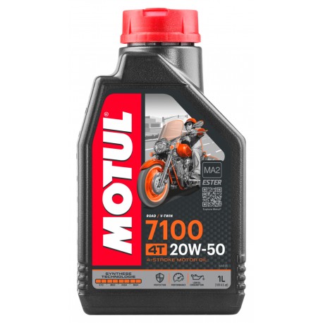 Huile MOTUL 7100 100% synthèse SAE 20W50 1 litre