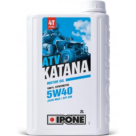 Huile moteur IPONE KATANA ATV 100% Synthétique 5W40 2L
