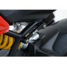 Cache orifice repose-pieds gauche R&G RACING noir Ducati Monster 1200R/S / SUPERSPORT/S 0