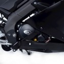 Couvre-carter droit d'embrayage R&G RACING noir Yamaha YZF-R 125 2019-2021