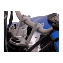 Kit réhausse de guidon moto SW MOTECH 22mm hauteur 27mm argent