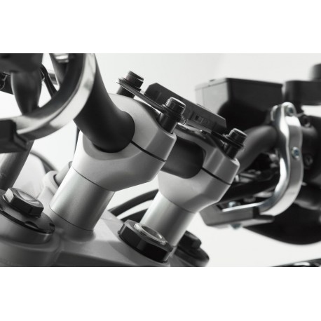 Kit réhausse de guidon SW MOTECH 20mm TRIUMPH 675 STREET TRIPLE 2012-2016