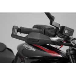 Protège leviers avec déflecteur de vent SW MOTECH TRIUMPH 660 STREET TRIPLE 2017-2021 765 STREET TRIPLE 2016-2022