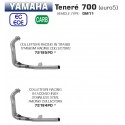 Collecteur d'Echappement ARROW YAMAHA XTZ 700 TENERE Euro 5 