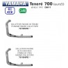 Collecteur d'Echappement ARROW YAMAHA XTZ 700 TENERE Euro 5  0
