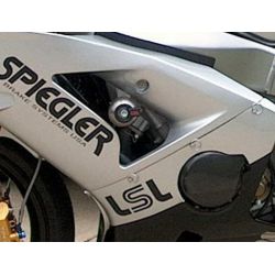 Fixations tampons de protection moto LSL KAWASAKI ZX6R ZX636R 2003-2004