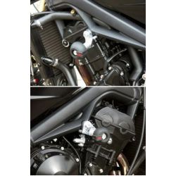 Fixations tampons de protection moto LSL TRIUMPH 675 STREET TRIPLE 2007-2012