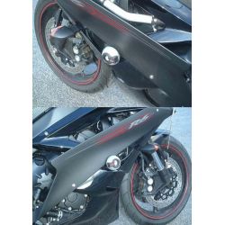 Fixations tampons de protection moto LSL YAMAHA YZF R6 2008-2021 avec platine de fixation