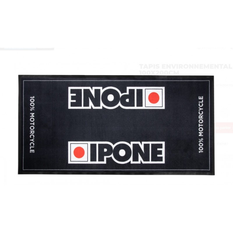 TAPIS ENVIRONNEMENT IPONE 100X200 CM absorption fim motocross enduro  sportive roadster chez equipmoto tapis environnemental moto