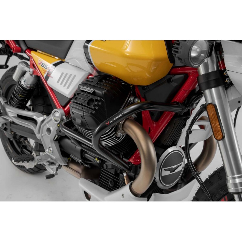 Pare carter motos SW MOTECH MOTO GUZZI V85TT protections moto chez equip' moto