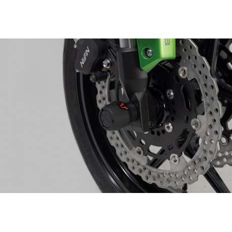 Roulettes de protection de fourche SW MOTECH KAWASAKI Z650 650 NINJA 2016-2021