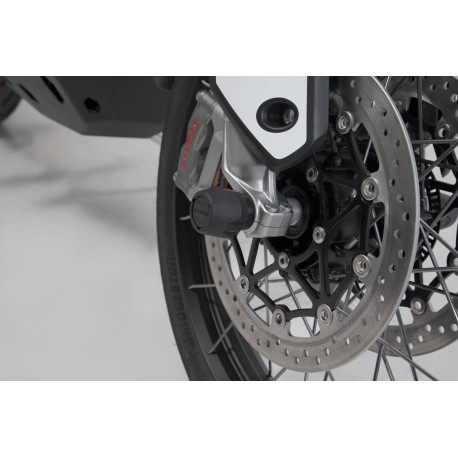 Roulettes de protection de fourche SW MOTECH HONDA X-ADV TRIUMPH TIGER 1200 EXPLORER 900 TIGER YAMAHA XJR 1300
