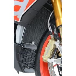 Protection de radiateur R&G Racing titane Aprilia RSV4RR RSV4RF TUONO V4R 2015-2024