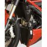 Protections de radiateur d'eau + huile R&G racing DUCATI 848 STRETFIGHTER 2012-2015 0