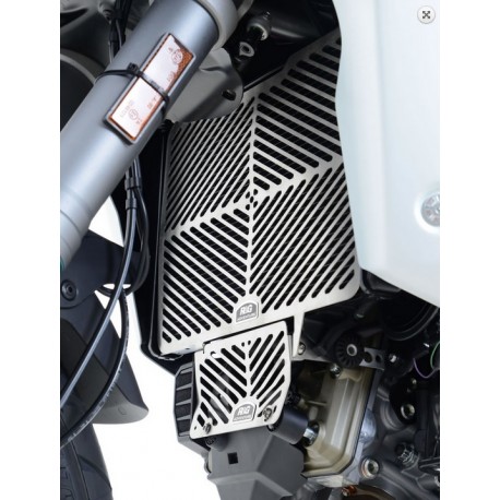Protection de radiateur d'eau R&G RACING inox DUCATI 1200 MULTISTRADA 2015-2018