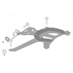 Anneau de réservoir SW MOTECH QUICK LOCK PRO moto HONDA CB500F 2013-2016