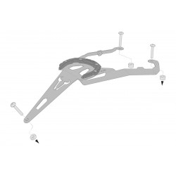 Anneau de réservoir SW MOTECH QUICK LOCK PRO moto YAMAHA MT-07 2014-2017
