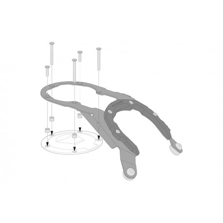 Anneau de réservoir SW MOTECH PRO moto HONDA VFR 800 X CROSSRUNNER 2015-2021