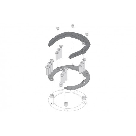 Anneau de réservoir SW MOTECH PRO moto YAMAHA MT-09 TRACER 2014-2021