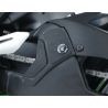 Kit protection de bras oscillant et silencieux R&G RACING KAWASAKI H2 H2R 2015-2021 0