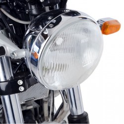 Ecran de protection feu avant R&G RACING Ducati 1100 Scrambler Royal enfield 650 interceptor continental gt 2018-2022