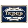 Plaque métal decorative TRIUMPH MOTORCYCLE 0