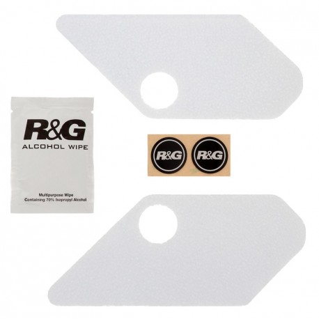 Kit grip de réservoir moto R&G RACING Eazi-Grip translucide