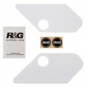 Kit grip de réservoir moto R&G RACING Eazi-Grip translucide
