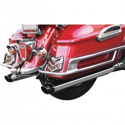Echappement BARON OVAL BAG SLASH PIPES YAMAHA XVS 1300 ROYAL STAR VXZ 1300 VENTURE 1999-2013