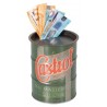 TIRELIRE bidon d'huile CASTROL 0