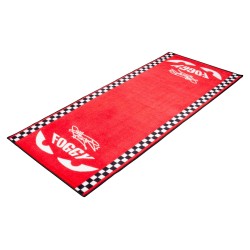 Tapis GEANT MOTO FOGGY rouge