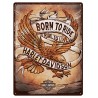 Plaque métal decorative rétro HARLEY DAVIDSON 0