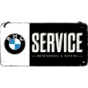 Plaque métal decorative signe BMW service 0