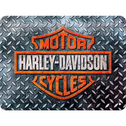 Plaque métal decorative logo Harley Davidson