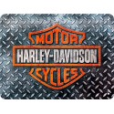 Plaque métal decorative logo Harley Davidson