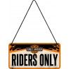 Plaque métal decorative Harley Davidson Hanging signe Riders 0