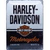 Plaque métal decorative Harley Davidson motorcycles milwaukee 0