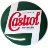 Plaque métal decorative huile moto CASTROL 0